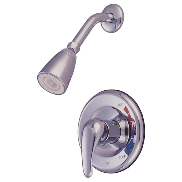 Shower Faucet, 2, Wall Mount, Polished Chrome
